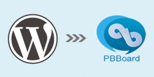 تحويل مدونة Wordpress ل Pbboard 